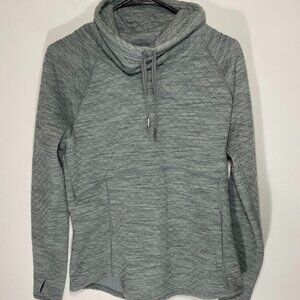 Marmot Quilted Annie Grey Pullover Sweater